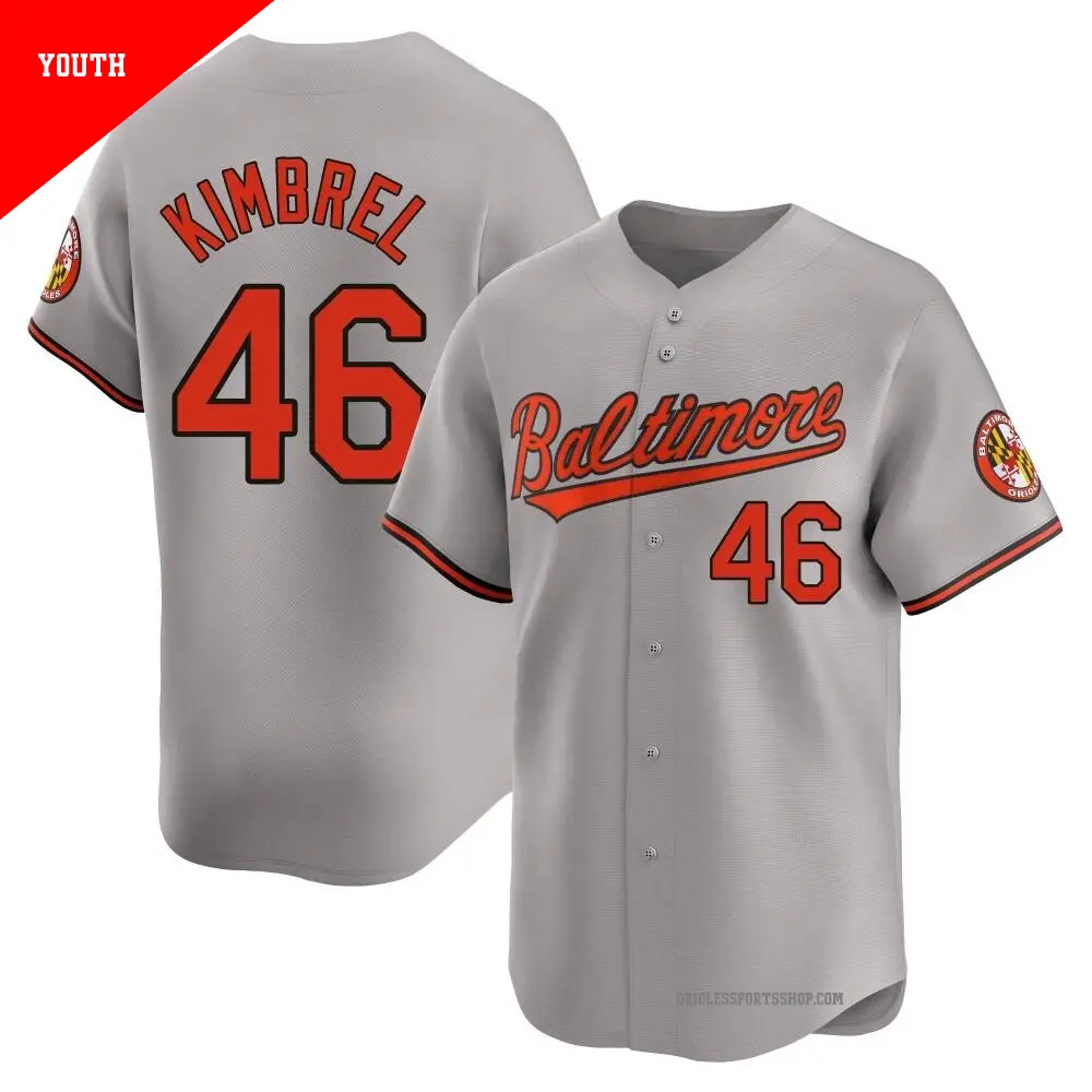 Men's #46 Craig Kimbrel Baltimore Orioles Gray Limited Road Jersey